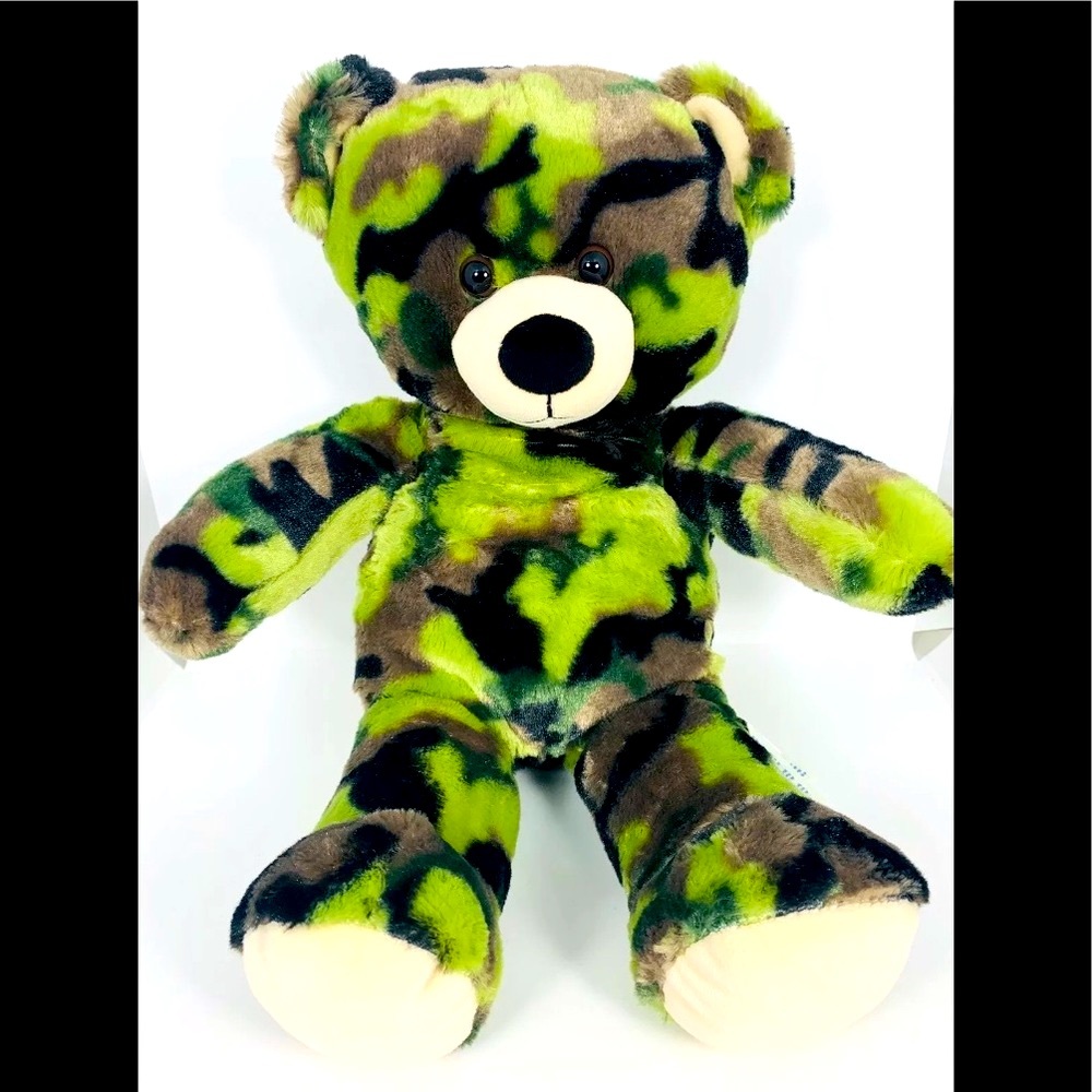 Build-A-Bear Camouflage Bear 17”